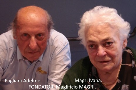 Ex Titolari e fondatori Maglificio Magri(Pagliani Adelmo e Magri Ivana) Ex Titolari e fondatori Maglificio Magri(Pagliani Adelmo e Magri Ivana)